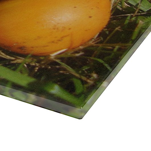 Amanita Caesarea Mushroom Glass Choping Board Snijplank (Hoek)