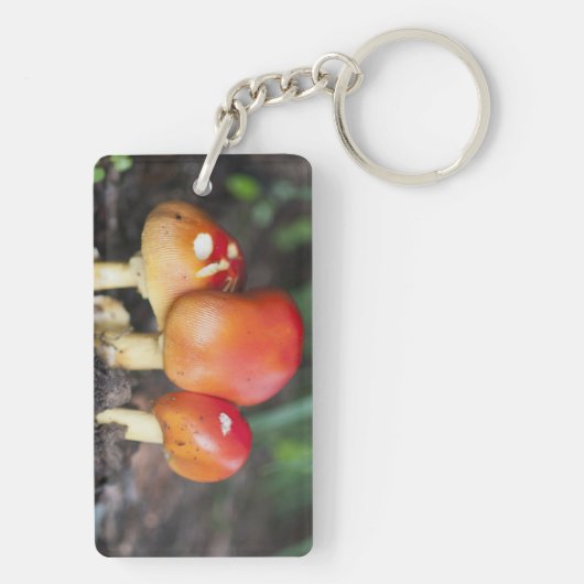 Amanita-gezamer Sleutelhanger (achterkant)
