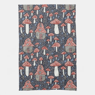 Amanita Magische Paddestoel Village Schattigee Ill Theedoek