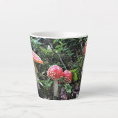 Amanita Muscaria — 12 oz. Latte Mok (Voorkant)