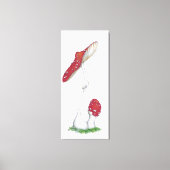 Amanita muscaria canvas afdruk (Voorkant)