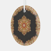 Amanita Muscaria Glas Ornament (Voorkant links)