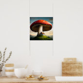 Amanita Muscaria Homestead Poster (Keuken)