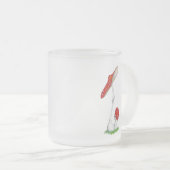 Amanita muscaria matglas koffiemok (Voorkant rechts)