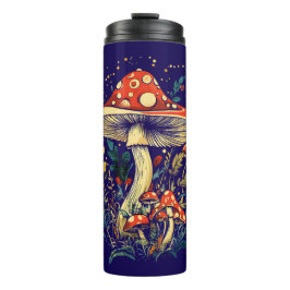 Amanita Muscaria Mushroom Botanical Cottagecore  Thermosbeker