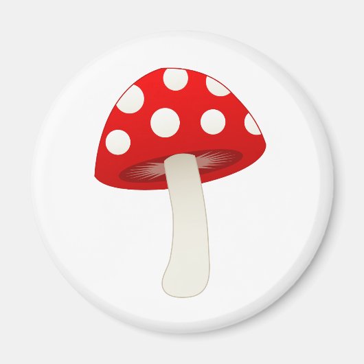Amanita Muscaria Mushroom Liefde Magneet (Voorkant)