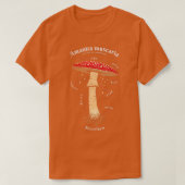 Amanita muscaria-paddenstoeldefinitie t-shirt (Design voorkant)