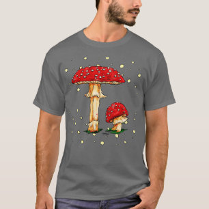 Amanita muscaria paddenstoelen rode vlieg agaric t-shirt