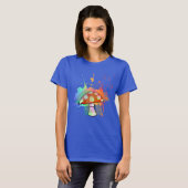 Amanita Muscaria Psychedelic Mushroom T-Shirt (Voorkant volledig)