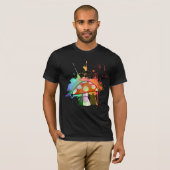Amanita Muscaria Psychedelic Mushroom T-shirt (Voorkant volledig)