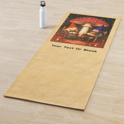 Amanita Mushroom and Gnomes Yogamat (In situ)