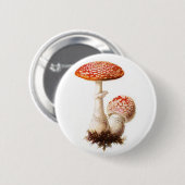 Amanita Mushroom Button (Voorkant /achterkant)