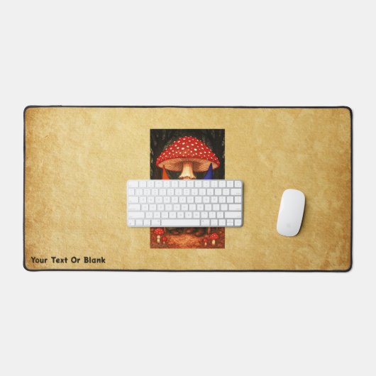 Amanita Mushroom en Gnomes Bureaumat (Keyboard & Muis)