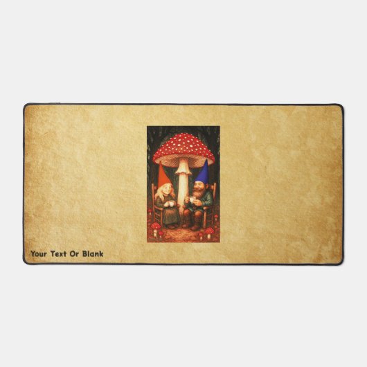 Amanita Mushroom en Gnomes Bureaumat (Voorkant)