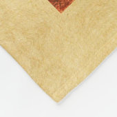 Amanita Mushroom en Gnomes Fleece Deken (Hoek)