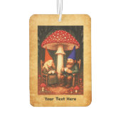 Amanita Mushroom en Gnomes Luchtverfrisser (Achterkant)