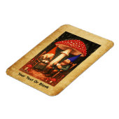 Amanita Mushroom en Gnomes Magneet (Linkerzijde)