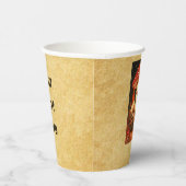 Amanita Mushroom en Gnomes Papieren Bekers (Rechts)