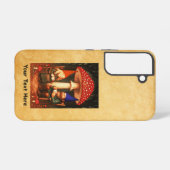 Amanita Mushroom en Gnomes Samsung Galaxy Hoesje (Achterkant horizontaal)