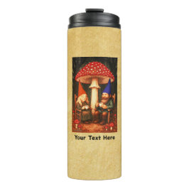 Amanita Mushroom en Gnomes Thermosbeker