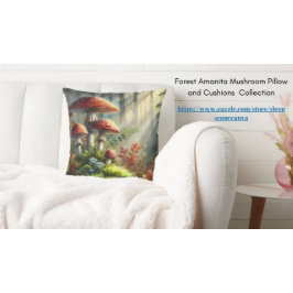 Amanita Mushroom Magic Forest Landschap Fungi Fleece Deken