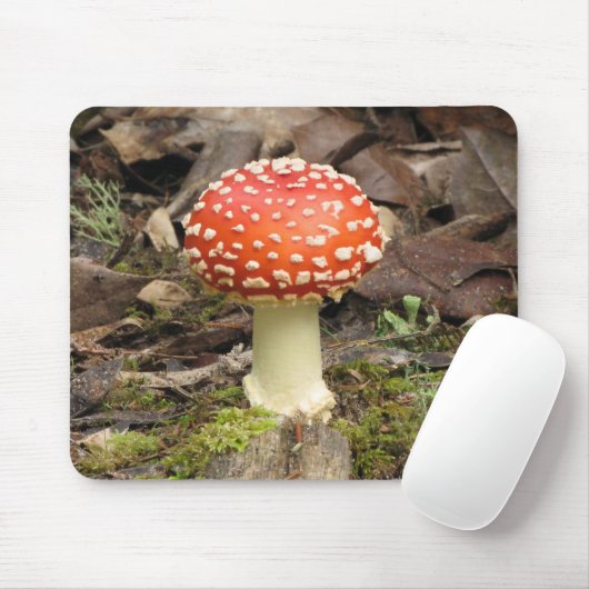 Amanita Mushroom Mousepad Muismat (Met muis)