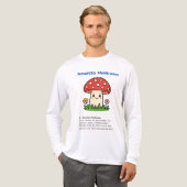 Amanita Mushroom Tri-Blend Shirt (Voorkant)