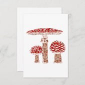 Amanita Mushrooms Kaart (Voorkant / Achterkant)