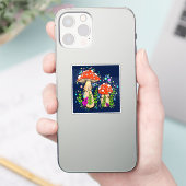 Amanita Mushrooms Vinyl Sticker (Telefoon)