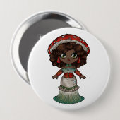 Amanita Ronde Button 4,0 Cm (Voorkant /achterkant)