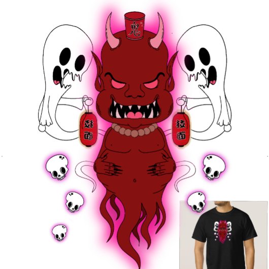 Amanojaku - Japans folklore Evil Spirit T-shirt
