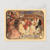 Amants, Alphonse Mucha Briefkaart (Voorkant)