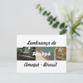 Amapá souvenir ansichtkaart briefkaart (Staand voorkant)