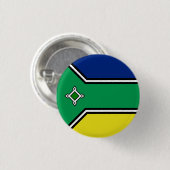 Amapá staat ronde button 3,2 cm (Voorkant /achterkant)