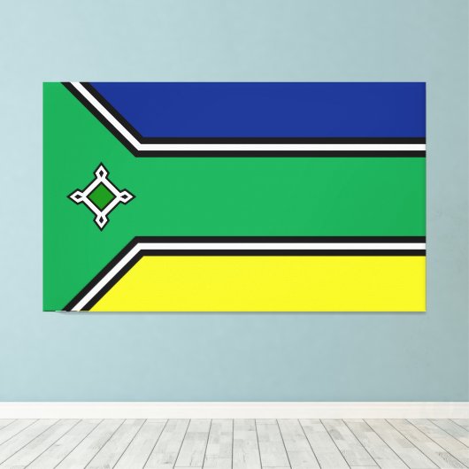 Amapa state canvas afdruk (Insitu (Houten vloer))