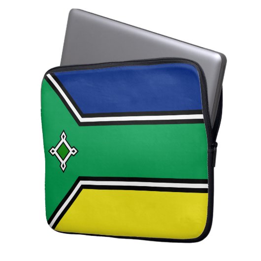 Amapa state laptop sleeve (Voorkant Links)