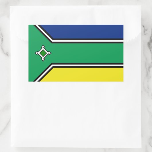 Amapa state rechthoekige sticker (Tas)