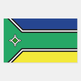 Amapa state rechthoekige sticker