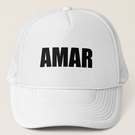 Amar liefde in het Spaans Trucker Pet (Voorkant)