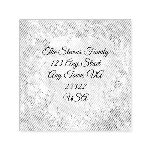 Amara aanpasbaar retouradreslabel  zelfinktende stempel (Design)