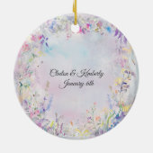 Amara aanpasbare keramische kerstbal keramisch ornament (Achterkant)