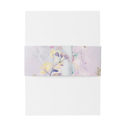 Amara Aanpasbare Papieren Buikbanden Uitnodigingen Wikkel (Achterkant Voorbeeld)