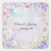 Amara Aanpasbare Vierkante Sticker (Voorkant)