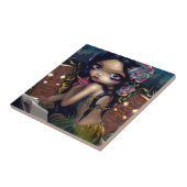 "Amara and the Book" Tile Tegeltje (Zijkant)