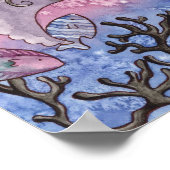 Amara - Art Nouveau Mermaid Poster (Hoek)