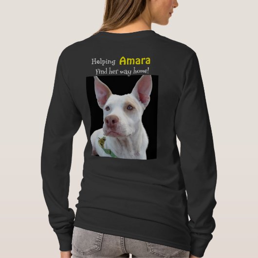 Amara helpen haar weg naar huis te vinden T-shirt (Achterkant)