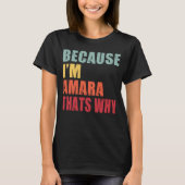 Amara Ik ben iedereen praat over Amara T-shirt (Voorkant)