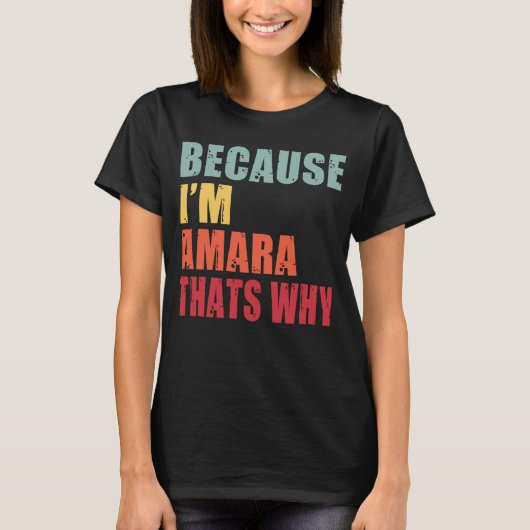 Amara Ik ben iedereen praat over Amara T-shirt (Voorkant)