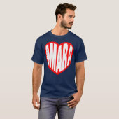 Amara in mijn Hart cadeau T-shirt (Voorkant volledig)