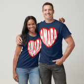 Amara in mijn Hart cadeau T-shirt (Unisex)